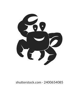 Crab Logo template Isolated. Brand Identity. Icon Abstract Vector graphic