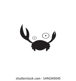 Crab logo template vector icon design