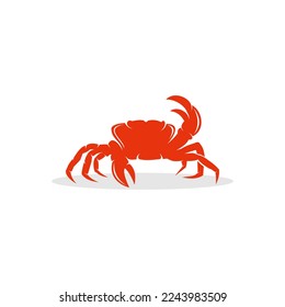 Crab Logo template with white background. Suitable for your design need, logo, illustration, animation, etc. 