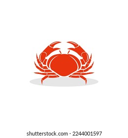 Crab Logo template with white background. Suitable for your design need, logo, illustration, animation, etc. 