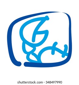 crab logo vector. sea food logo.