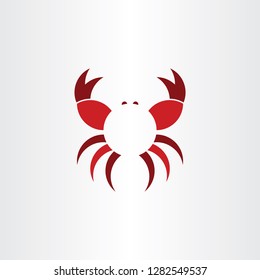 crab logo vector symbol icon illustration design