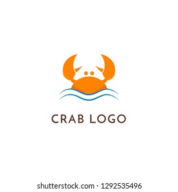 Crab Logos Design Illustration Vector Template