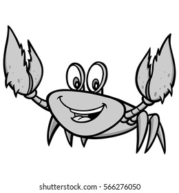Crab Mascot Illustration
