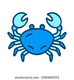 Crab for ocean wildlife and coastal marine life