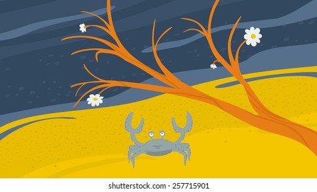 Crab on the Shore