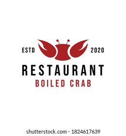 Crab Restaurant Logo Design Vector Stock Vector (Royalty Free ...