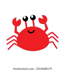 crab sea animal isolated icon