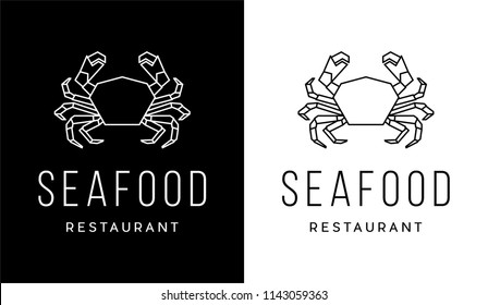 Crab Seafood Logo Design
