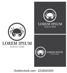 Plantilla de vectores de logotipos de mariscos de marisco  