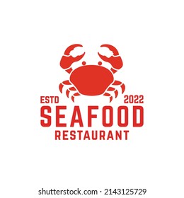 crab seafood restaurant logo vector file