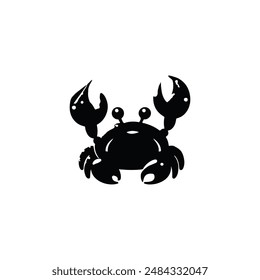 Krabbensilhouette Vektorgrafik Design eps