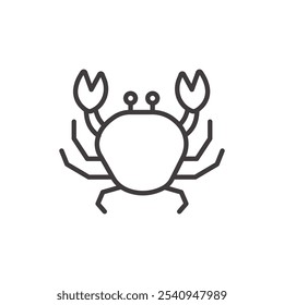Krebsstrichsymbol auf Schwarz