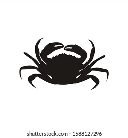 crab vector black and white