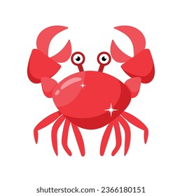 Crab vector colorful Stickers icons Design illustration. EPS 10 File
