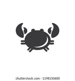 Crab vector icon