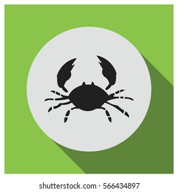 Crab vector icon