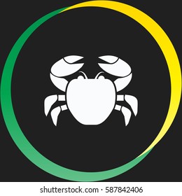 Crab vector  icon