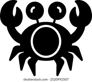 Crab Vector Icon Design Symbol