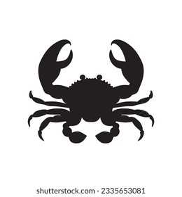 Crab vector icon. Crab flat sign design. Crab symbol pictogram. UX UI icon