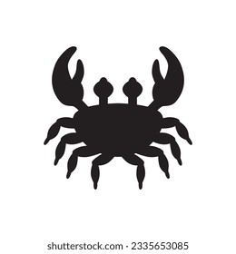 Crab vector icon. Crab flat sign design. Crab symbol pictogram. UX UI icon