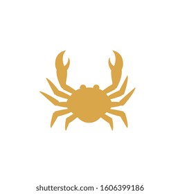 Crab vector icon illustration design template
