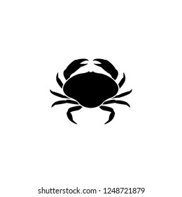 crab vector icon. crab sign on white background. crab icon for web and app
