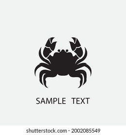 crab vector illustration design icon logo template