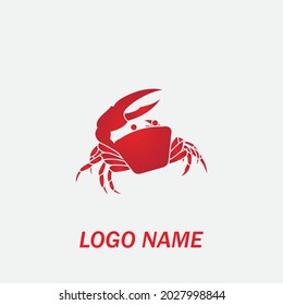 crab vector illustration design icon logo template