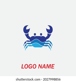 crab vector illustration design icon logo template