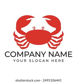 crab vector illustration design icon logo template