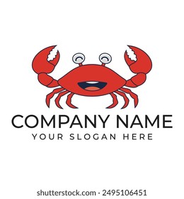 crab vector illustration design icon logo template