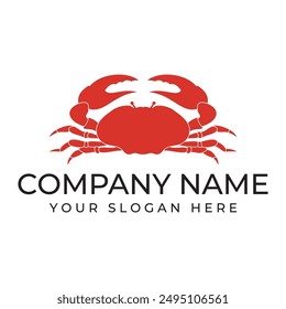 crab vector illustration design icon logo template