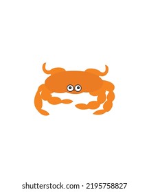  Crab Vector isolated on white background