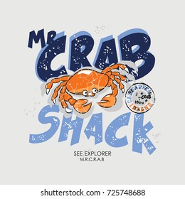 Crab Vector T-Shirt