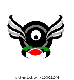 crab-inspired logo that is able to survive in the wild with the strength of the shell and its claws can withstand the bad natural weather as well as in a business or business