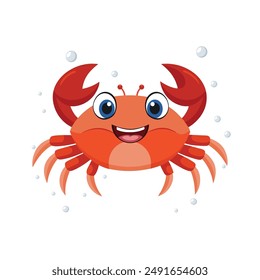 Crabs are crustaceans known for their hard shells and pincers. They scuttle sideways and inhabit various environments from oceans to freshwater and even on land.