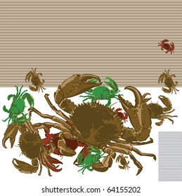 crabs and lines