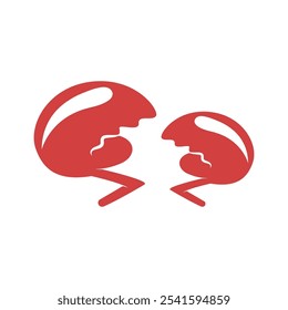 Crabs logo icon design template