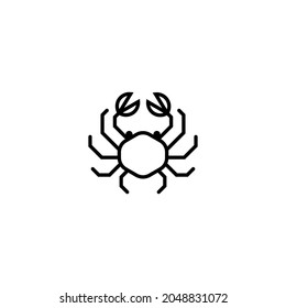 crabs logo simple clean and elegance