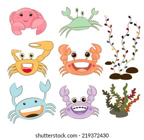 Crabs Vector Design