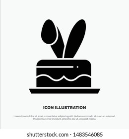Crack, Egg, Easter, Holiday solid Glyph Icon vector
