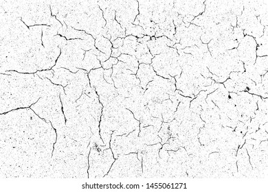 Crack Ground Abstract Background On White Stock Vector (royalty Free 