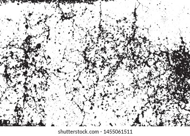 crack ground for abstract background on white background