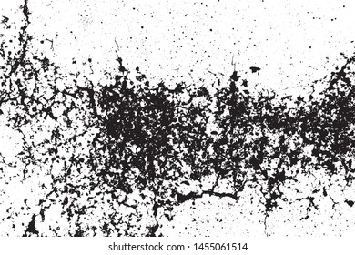 crack ground for abstract background on white background