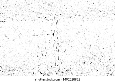 crack ground for abstract background on white background