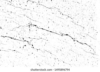 crack ground for abstract background on white background