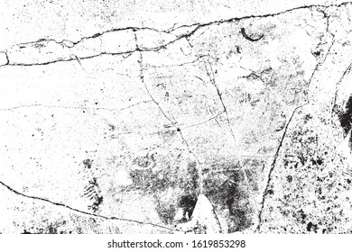 crack ground for abstract background on white background
