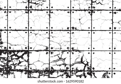 crack ground for abstract background on white background