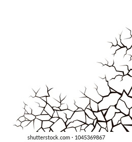 Crack Grunge Urban Background.Texture Vector.Dust Overlay Distress Grain ,Simply Place illustration over any Object to Create grungy Effect .abstract,splattered , dirty,poster for your design. 